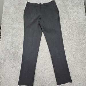 Mizzen Main Pants Mens 32x33 Gray Slim Straight Performance Stretch Office